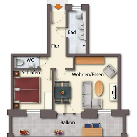 Brise Jasmin App 06 Apartament Heringsdorf